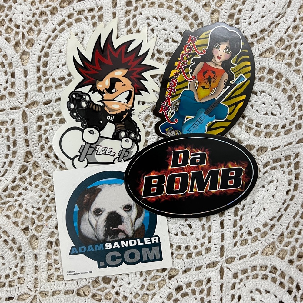 Early 2000s stickers